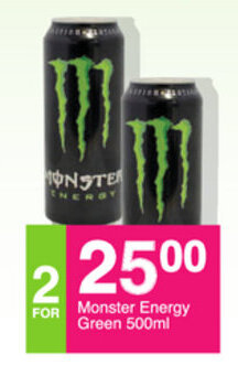 Save Monster Energy Green 500ml offer
