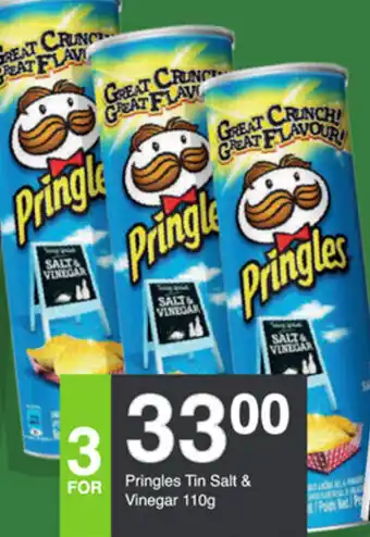 Save Pringles Tin Salt & Vinegar 110g offer