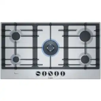 Hirsch's Bosch 90cm stainless steel gas hob - pcr9a5b90z offer