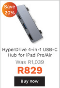First Shop Targus hyperdrive 4-in-1 usb-c hub for ipad pro/air offer