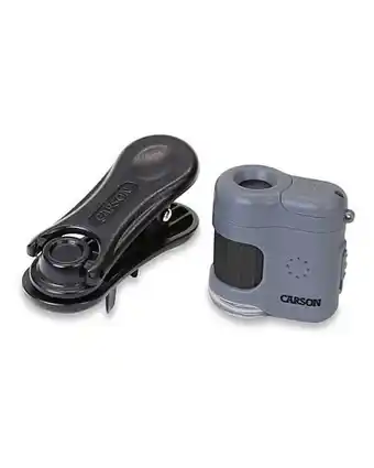 Carson 20x microscope with smartphone clip