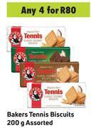 Game Bakers tennis biscuits assorted-for any 4 x 200g offer