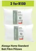 Game Always home standard ball fibre pillows- 2 offer