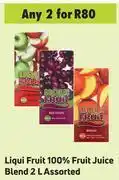 Game Liqui fruit 100% fruit juice blend assorted-for any 2 x 2ltr offer