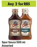 Game Spur sauce assorted-for any 2 x 500ml offer