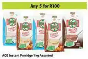 Game Ace instant porridge assorted-for any 5 x 1kg offer