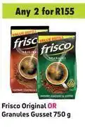 Game Frisco original or granules gusset-for any 2 x 750g offer