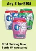 Game Orbit chewing gum bottle assorted-for any 3 x 64g offer