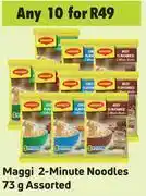 Game Maggi 2-minute noodles assorted-for any 10 x 73g offer
