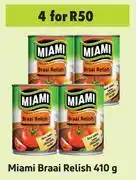 Game Miami braai relish-for 4 x 410g offer