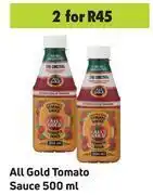 Game All gold tomato sauce-for 2 x 500ml offer