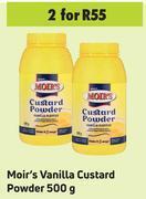 Game Moir's vanilla custard powder-for 2 x 500g offer
