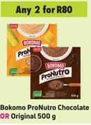 Game Bokomo pronutro chocolate or original-for any 2 x 500g offer