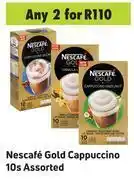 Game Nescafe gold cappucino 10's assorted-for any 2 offer