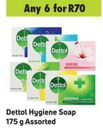 Game Dettol hygiene soap assorted-for any 6 x 175g offer
