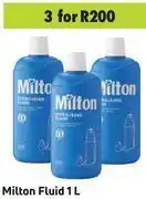 Game Milton fluid-for 3 x 1l offer