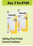Game Safety first 6 pack corner cushions-for any 2 offer