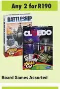 Board games assorted-for any 2
