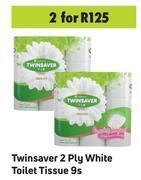 Game Twinsaver 2 ply white toilet tissue-for 2 x 9s offer