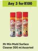 Game Mr.min multi surface cleaner assorted-for any 3 x 300ml offer