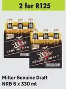 Miller genuine draft nrb-for 2 x 6 x 330ml