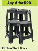 Game Kitchen stool black-for any 4 offer