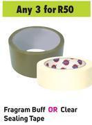 Game Fragram buff or clear sealing tape-for any 3 offer