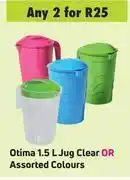 Game Otima 1.5l jug clear or assorted colours-for any 2 offer