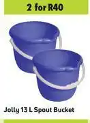 Jolly 13l spout bucket-for 2
