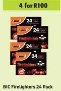 Game Bic firelighters 24's pack-for 4 offer