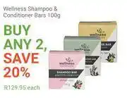 Wellness shampoo & conditioner bars-2 x 100g