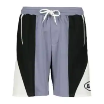 The FIX Men's lilac colour block shorts offer