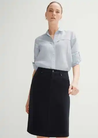 Woolworths Garment dyed denim skirt offer