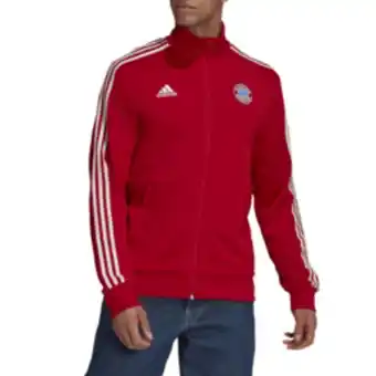 Totalsports Men's adidas fc bayern 3-stripes red track top offer