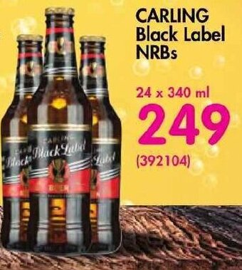 Makro’s liquor CARLING Black Label NRBs 24 x 340ml offer