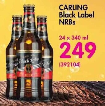 Makro’s liquor CARLING Black Label NRBs 24 x 340ml offer
