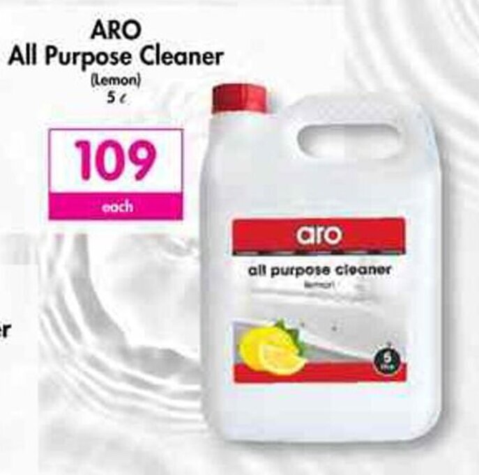 ARO All Purpose Cleaner lemon 5L offer at Makro
