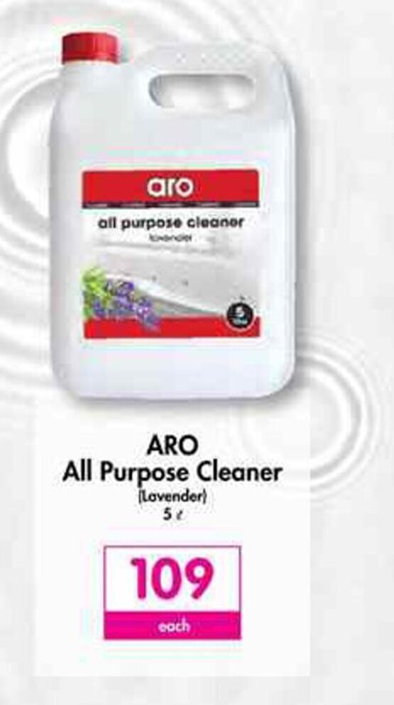 ARO All Purpose Cleaner lavender 5L offer at Makro