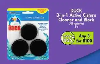 Makro DUCK 3-in-1 Active Cistern Cleaner and Block all variants any 3 x 3's offer