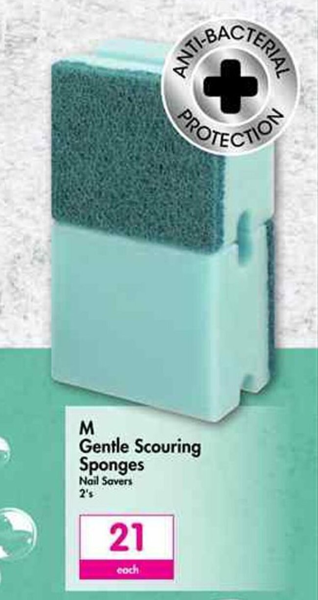 M Gentle Scouring Sponges 2's offer at Makro