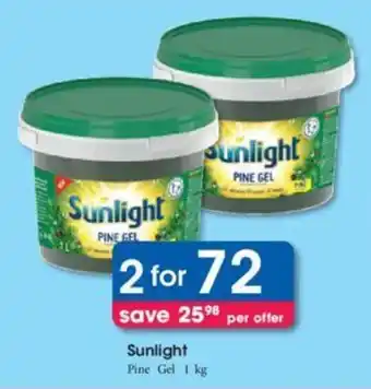 Clicks Sunlight Pine Gel 2 x 1kg offer