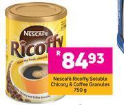 Game Nescafe ricoffy soluble chicory & coffee granules-750g offer