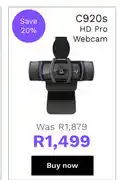 First Shop Logitech c920s hd pro webcam offer