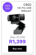 First Shop Logitech c920 hd pro usb webcam offer