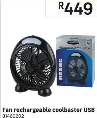 Leroy Merlin Fan Rechargeable Coolbaster USB 81460202 offer