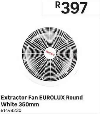 Leroy Merlin Extractor Fan Eurolux Round White 350mm 81449230 offer