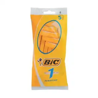 Game Bic classic disposable razors sensitive 5 pk offer