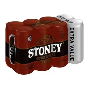 Game Stoney ginger beer can 6+2 300, ml offer