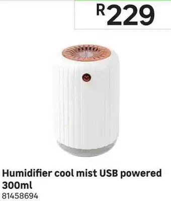 Humidifier Cool Mist Usb Powered 300ml 81458694