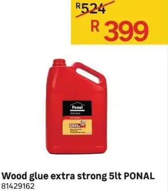 Wood Glue Extra Strong 5lt Ponal
